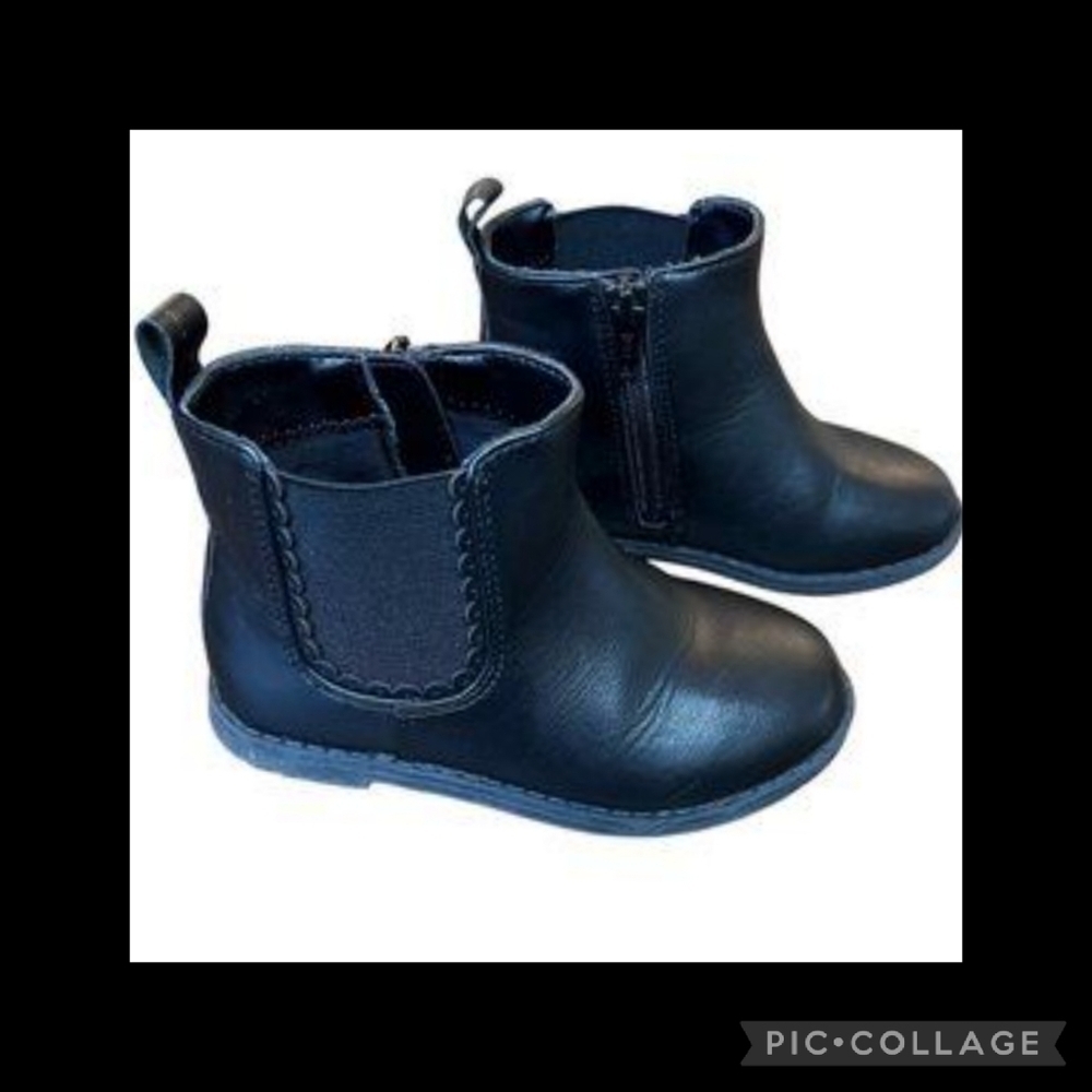 Black little girl booties